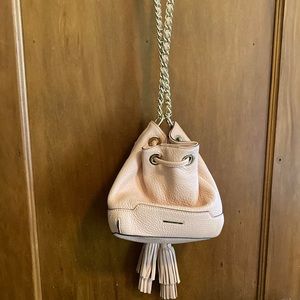 Rebecca Minkoff Leather Chain-Link Bucket Bag